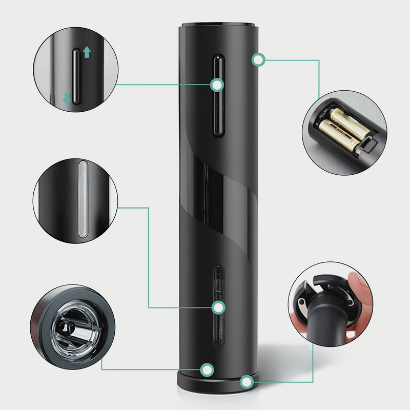 Abridor de Vinho Elétrico Automático Sem Fio – GalicPro