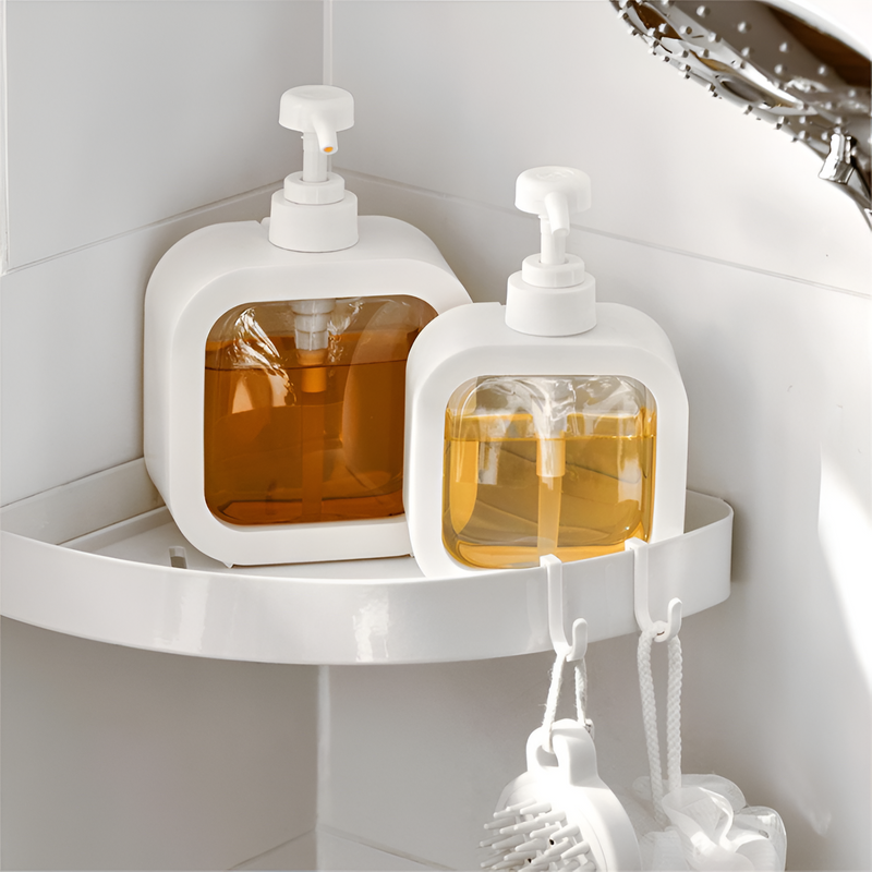 Dispenser de Sabão Reutilizável Elegante e Moderno Para Banheiro - CleanyLife