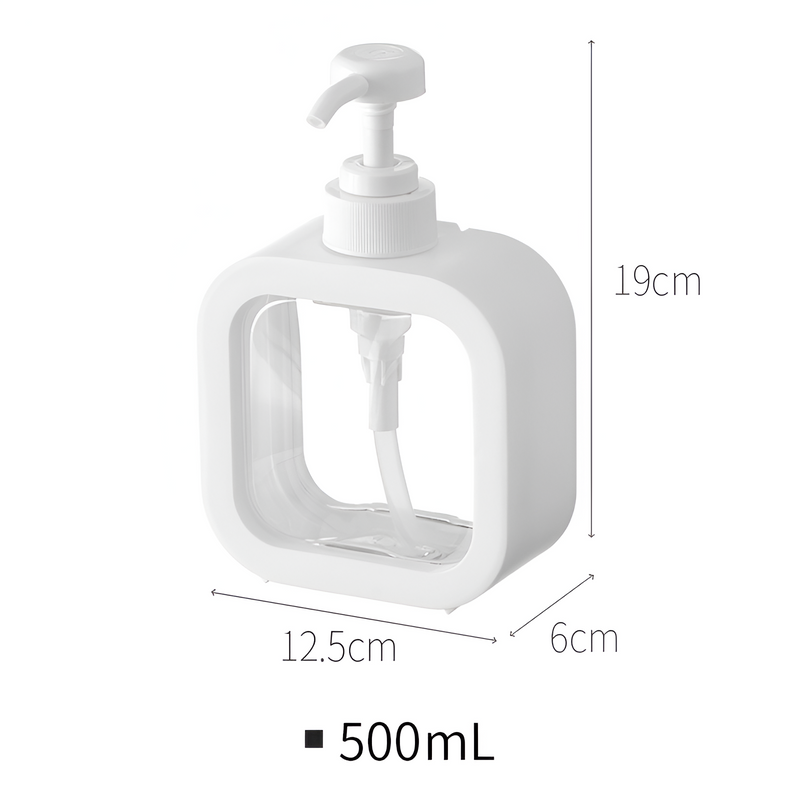 Dispenser de Sabão Reutilizável Elegante e Moderno Para Banheiro - CleanyLife