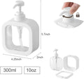 Dispenser de Sabão Reutilizável Elegante e Moderno Para Banheiro - CleanyLife
