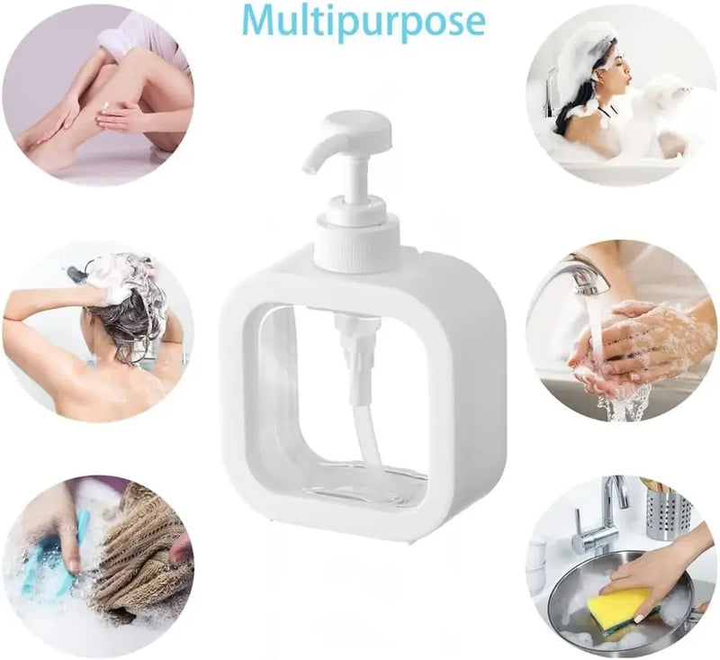 Dispenser de Sabão Reutilizável Elegante e Moderno Para Banheiro - CleanyLife