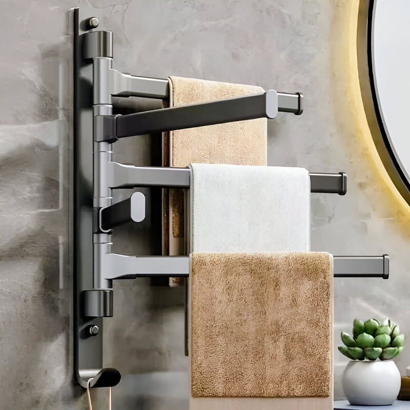 Toalheiro Multi Organizador 180 Graus Moderno Giratório de Parede - Lifys