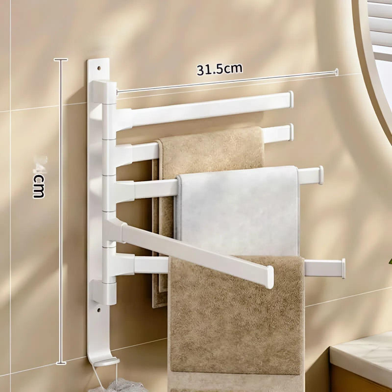 Toalheiro Multi Organizador 180 Graus Moderno Giratório de Parede - Lifys